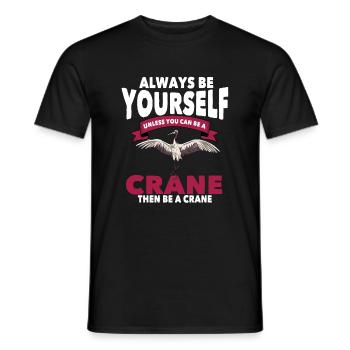 Grue - T-shirt homme - noir - Devant - AI Model Male 178 light (178cm)
