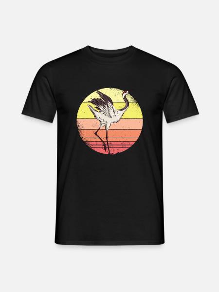 crane - Men's T-Shirt - black