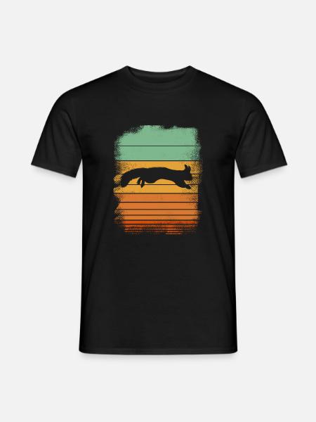 squirrel - Men's T-Shirt - black