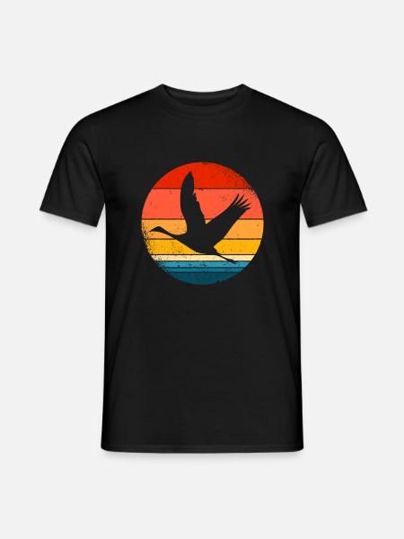 heron - Men's T-Shirt - black