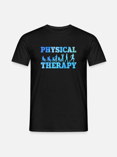 physiotherapy - Men's T-Shirt - black