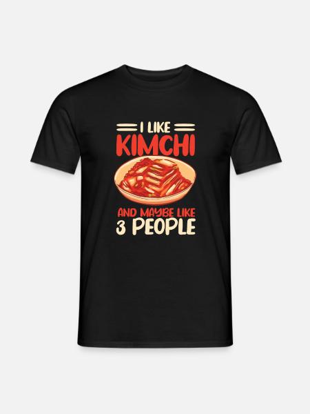 Lustiges Kimchi Liebhaber Shirt - Mænd T-shirt - sort
