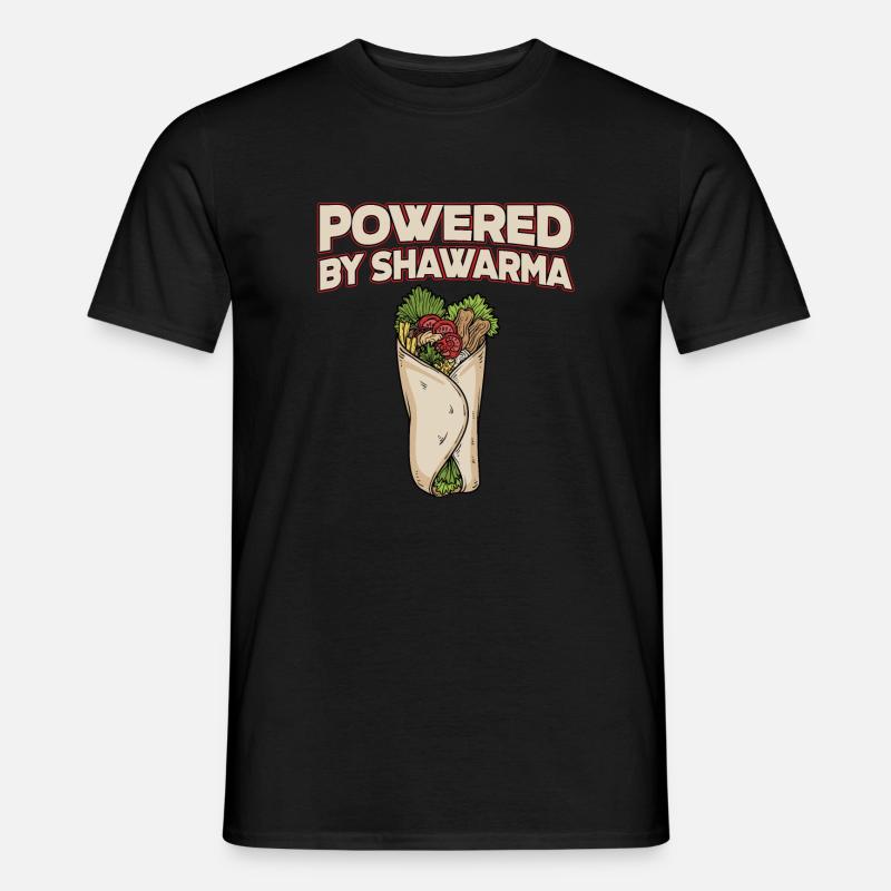 Shawarma - Männer T-Shirt - Schwarz