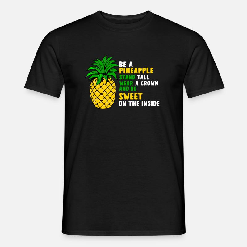 Pineapple - Men’s T-shirt - black