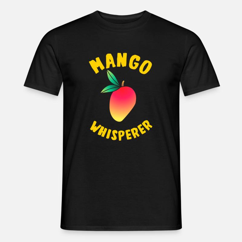 Mango Flüsterer - Männer T-Shirt - Schwarz