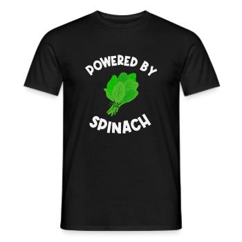 Spinach Gift - Men's T-Shirt - black - Front - AI Model Male 178 light (178cm)