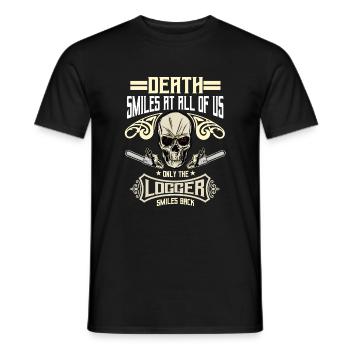 Bûcheron - T-shirt homme - noir - Devant - AI Model Male 178 light (178cm)