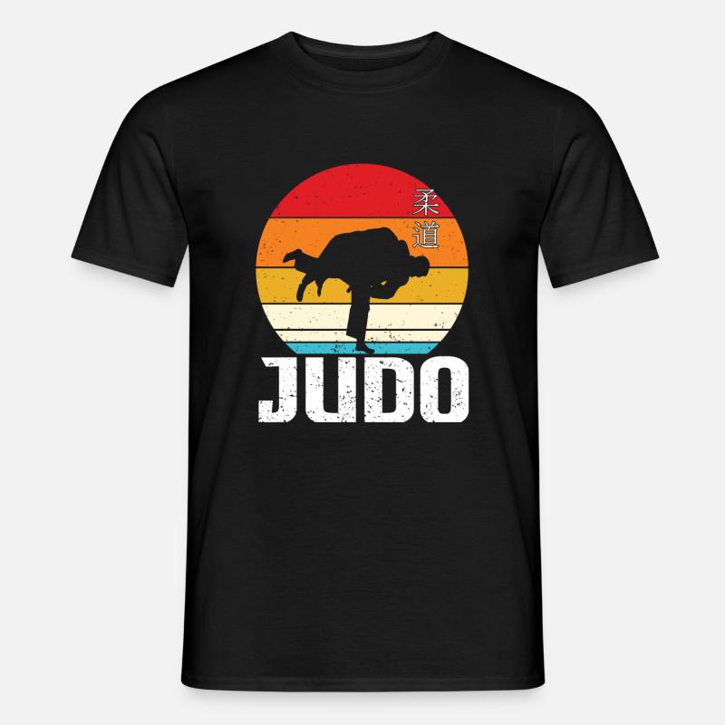 Judo Geschenkidee - Männer T-Shirt - Schwarz
