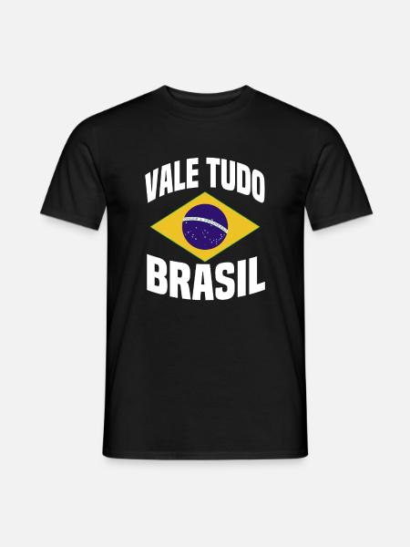 Vale Tudo Brasilien - Männer T-Shirt - Schwarz
