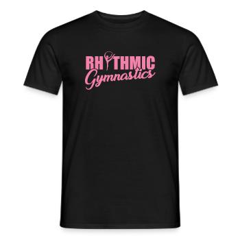 Gymnastique rythmique - T-shirt homme - noir - Devant - AI Model Male 178 light (178cm)