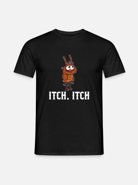Flea Itch Itch - Men's T-Shirt - black