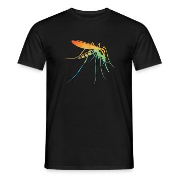 Moustique - T-shirt homme - noir - Devant - AI Model Male 178 light (178cm)