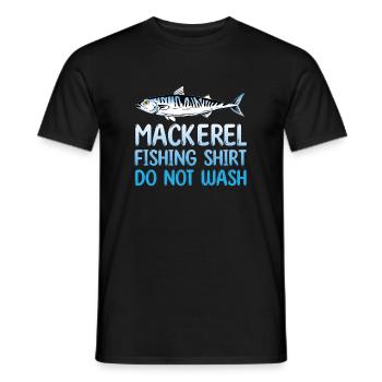Makrele Angler Shirt - Männer T-Shirt - Schwarz - Vorne - AI Model Male 178 light (178cm)