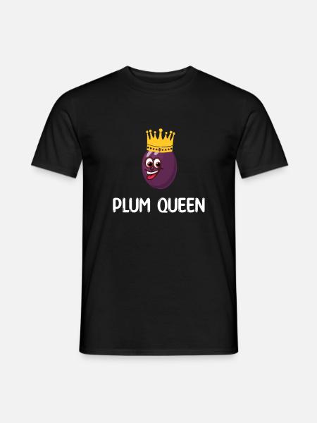 Plum Queen - Men's T-Shirt - black