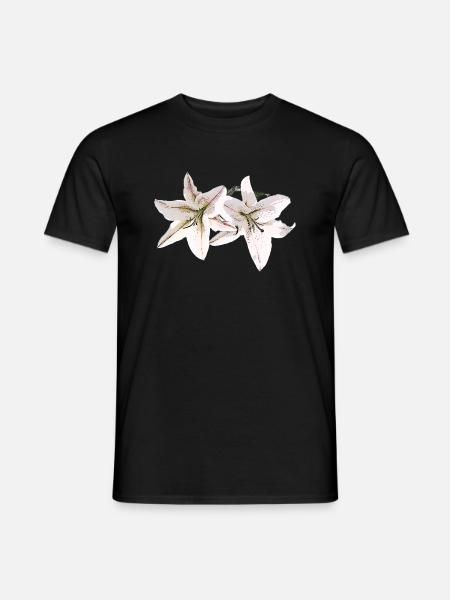 Lily / Lilium / Lily - Men's T-Shirt - black