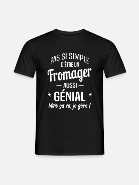 Fromager - T-shirt homme - noir