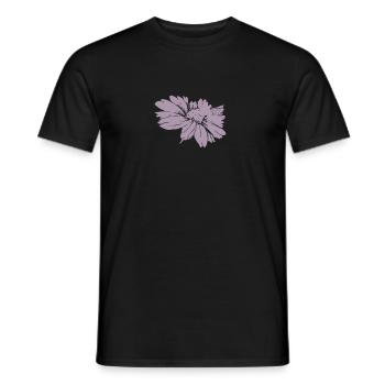 Biene Blüte Honigbiene Kamille Gänseblümchen - Männer T-Shirt - Schwarz - Vorne - AI Model Male 178 light (178cm)