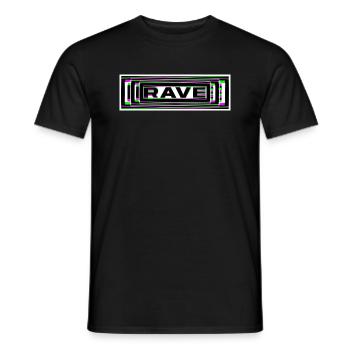 Neon Rave Festival Party - Männer T-Shirt - Schwarz - Vorne - AI Model Male 178 light (178cm)