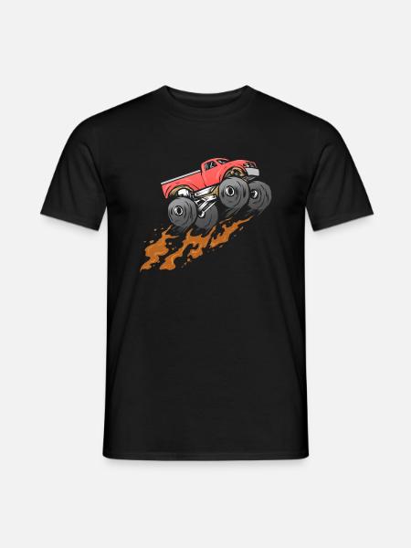 Monster Truck - Männer T-Shirt - Schwarz