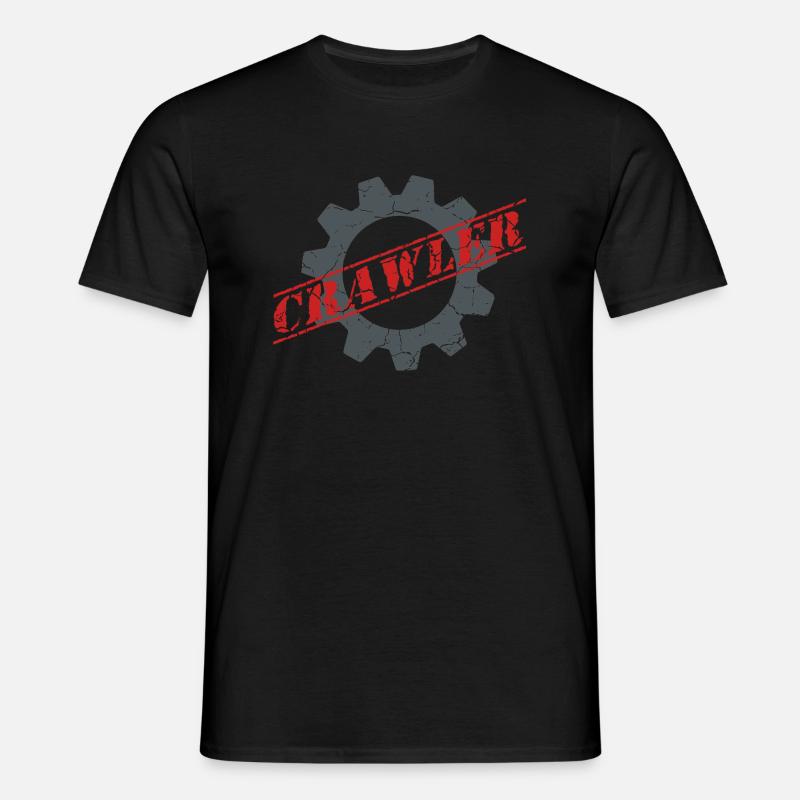 Crawler - Männer T-Shirt - Schwarz