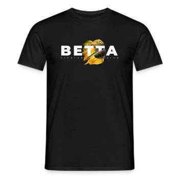 Propriétaire de l'aquarium Betta Fish Keeper - T-shirt homme - noir - Devant - AI Model Male 178 light (178cm)
