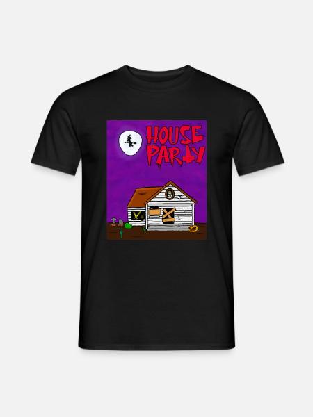 Halloween house party - Men's T-Shirt - black