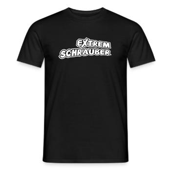 Schrauber KFZ Mechaniker Auto Handwerk T-Shirt - Männer T-Shirt - Schwarz - Vorne - AI Model Male 178 light (178cm)