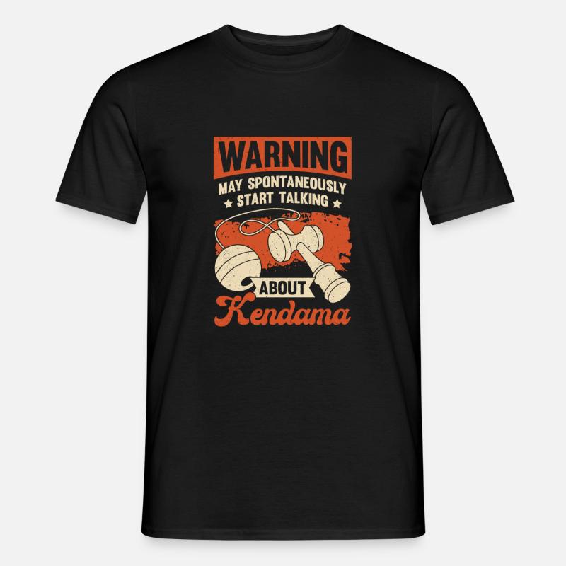Kendama Spiel Kendamaspieler Geschenk - Männer T-Shirt - Schwarz