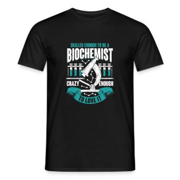 Profession biochimique Cadeau biochimiste - T-shirt homme - noir - Devant - AI Model Male 178 light (178cm)
