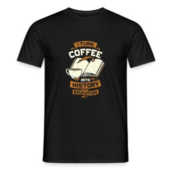Lustiges Geschichte Job Geschichtslehrer Geschenk - Männer T-Shirt - Schwarz - Vorne - AI Model Male 178 light (178cm)