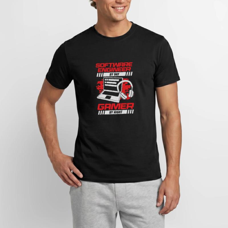 Funny Software Engineer Developer Programmer Gift Men's T-shirt