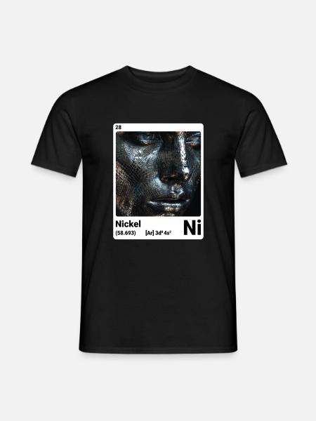 AI am Nickel (wt) - Men's T-Shirt - black