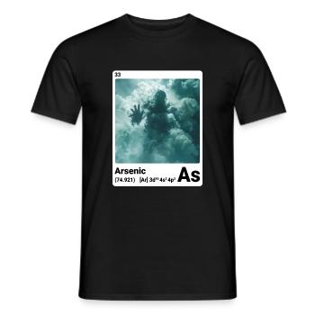AI am Arsen (wt) - Männer T-Shirt - Schwarz - Vorne - AI Model Male 178 light (178cm)