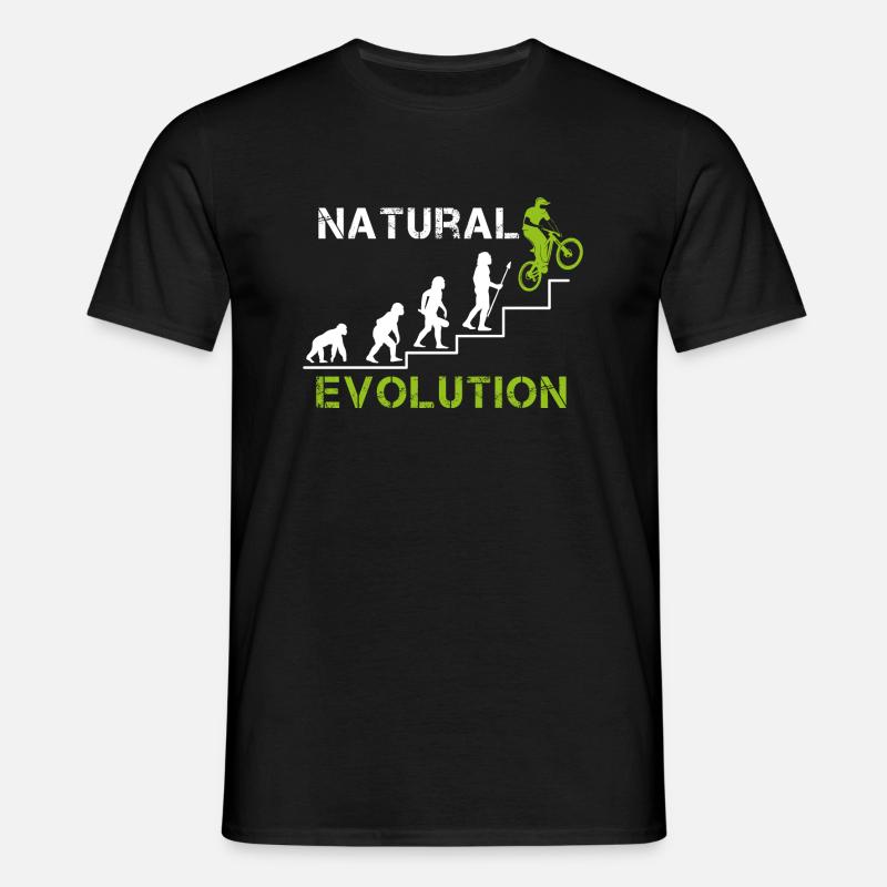 Downhill Evolution - Men's T-Shirt - black