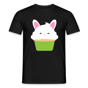 Cupcake, Muffin, Geschenkidee - Männer T-Shirt - Schwarz - Vorne - AI Model Male 178 light (178cm)