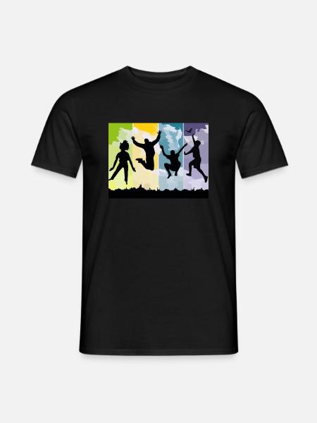 Peace is freedom - Men's T-Shirt - black