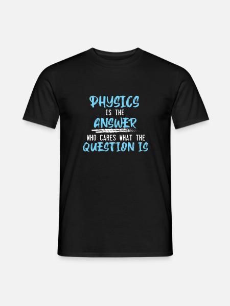 Physics - Men's T-Shirt - black