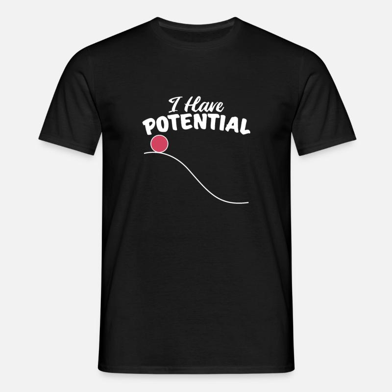 Physics - Men's T-Shirt - black