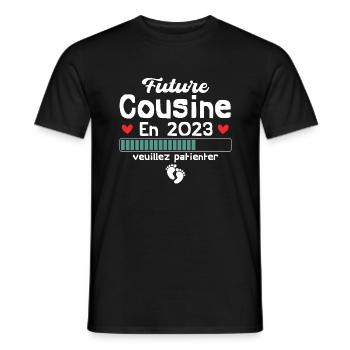 future cousine en 2023 - T-shirt homme - noir - Devant - AI Model Male 178 light (178cm)