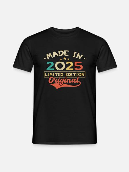 Made in 2025 | Limited Edition 2025 | Original - T-shirt homme - noir