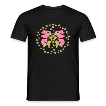 Ja, das tun wir - Männer T-Shirt - Schwarz - Vorne - AI Model Male 178 light (178cm)