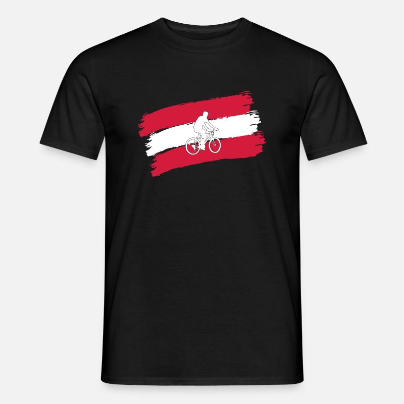Rad Fahrer - Männer T-Shirt - Schwarz