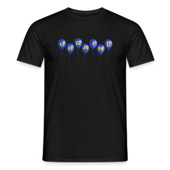 ukraine slava ukraini stand with ukraine kiew - Männer T-Shirt - Schwarz - Vorne - AI Model Male 178 light (178cm)