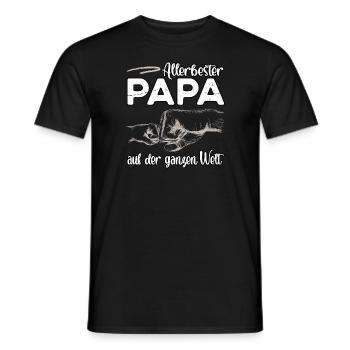 Allerbester Papa - Männer T-Shirt - Schwarz - Vorne - AI Model Male 178 light (178cm)