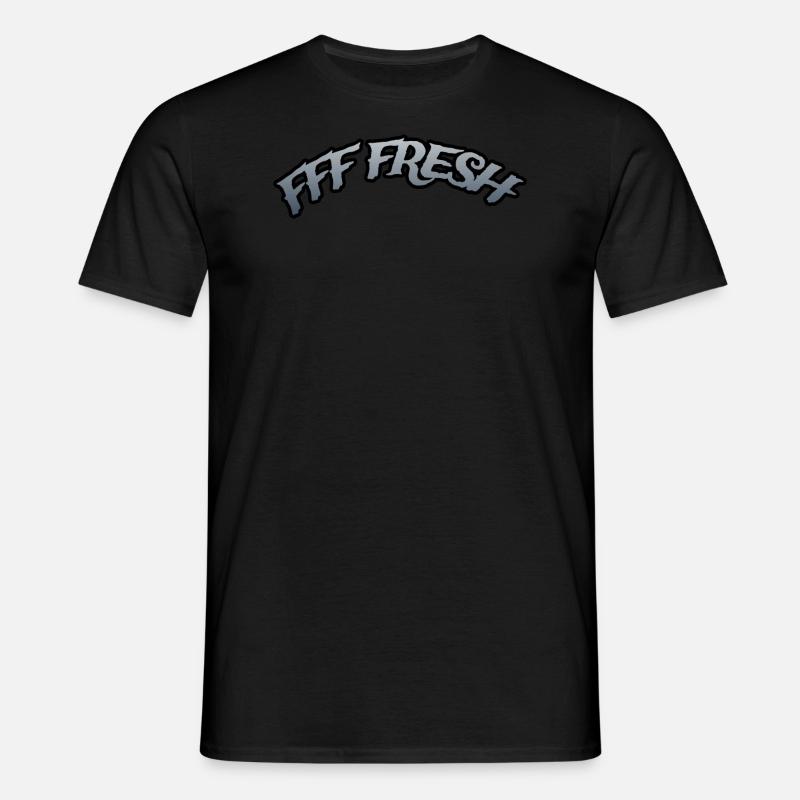 FFF FRESH - Männer T-Shirt - Schwarz