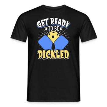 Pickleball Player Pickleball Paddle Pickleball - Männer T-Shirt - Schwarz - Vorne - AI Model Male 178 light (178cm)