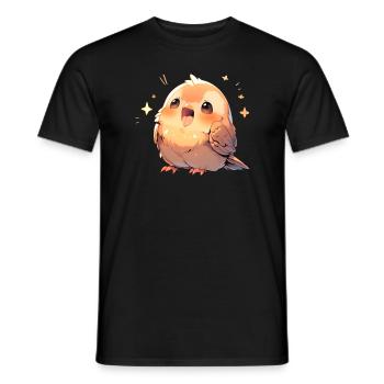 Baby Vogel - Männer T-Shirt - Schwarz - Vorne - AI Model Male 178 light (178cm)
