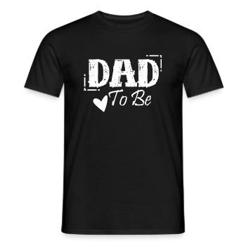 Dad to be für alle Väter - Männer T-Shirt - Schwarz - Vorne - AI Model Male 178 light (178cm)