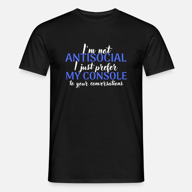 I prefer my computer - Men's T-Shirt - black