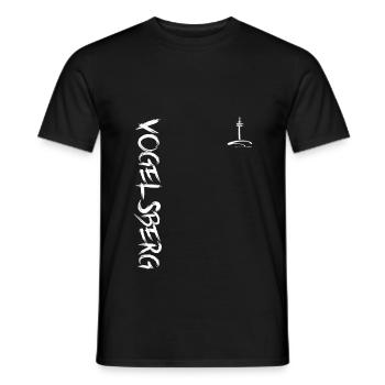 Vogelsberg, Schotten, Hoherrodskopf - T-shirt homme - noir - Devant - AI Model Male 178 light (178cm)